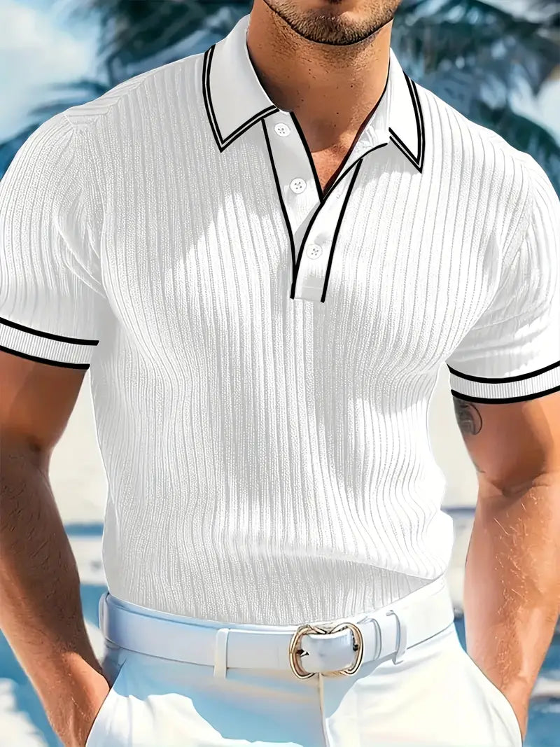 Emilio™ - Men's Custom Ribbed Polo