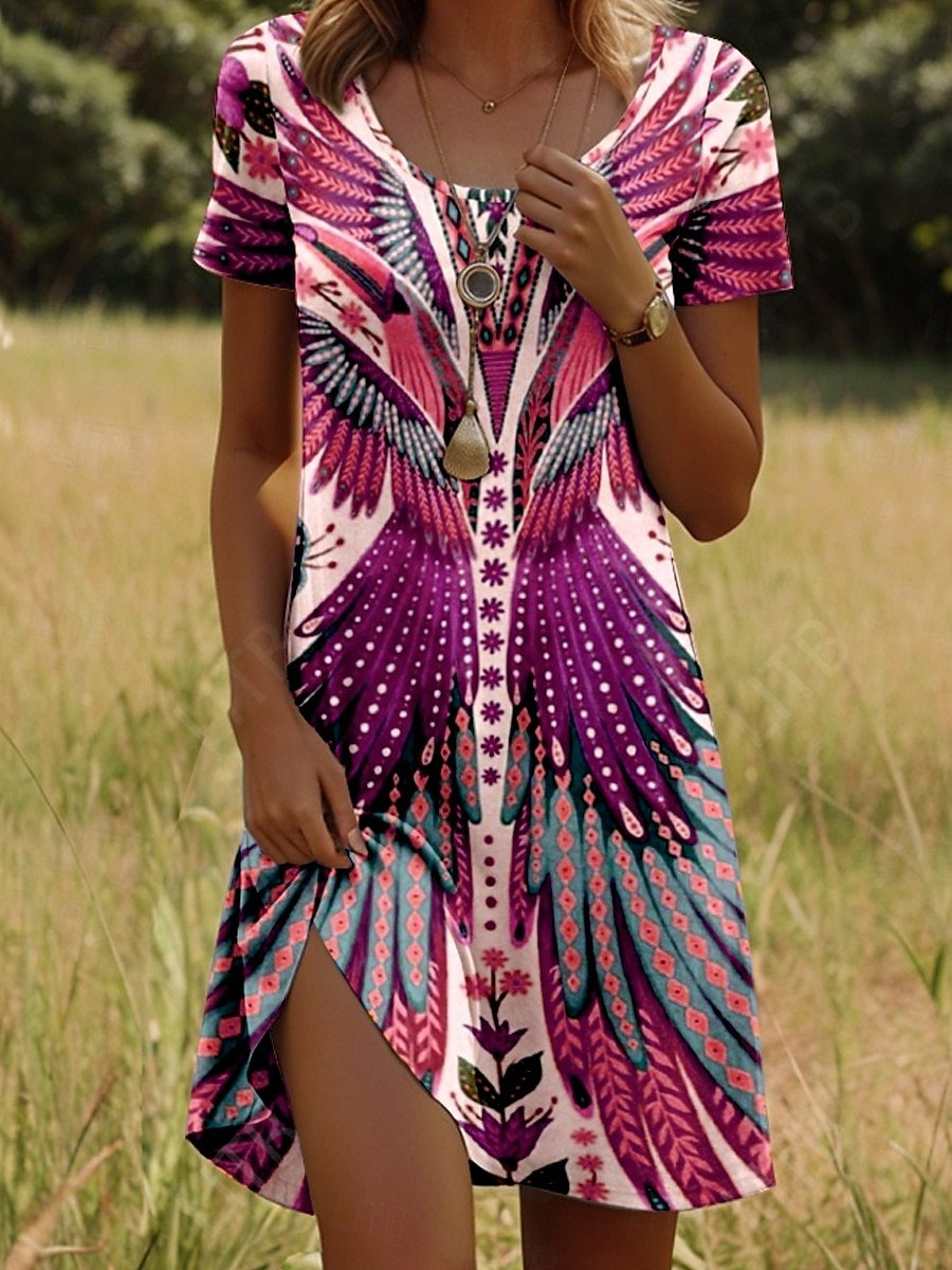 JULIA – Vibrant Bohemian-Style Dress