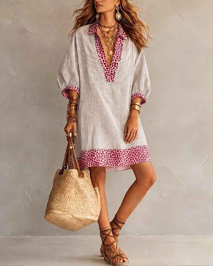 Zélie | Women's Mini Dress with Puff Sleeves
