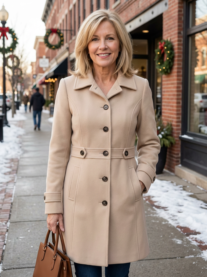 Women's Chic Blend Coat, Stylish, Comfortable, and Timelessly Flattering