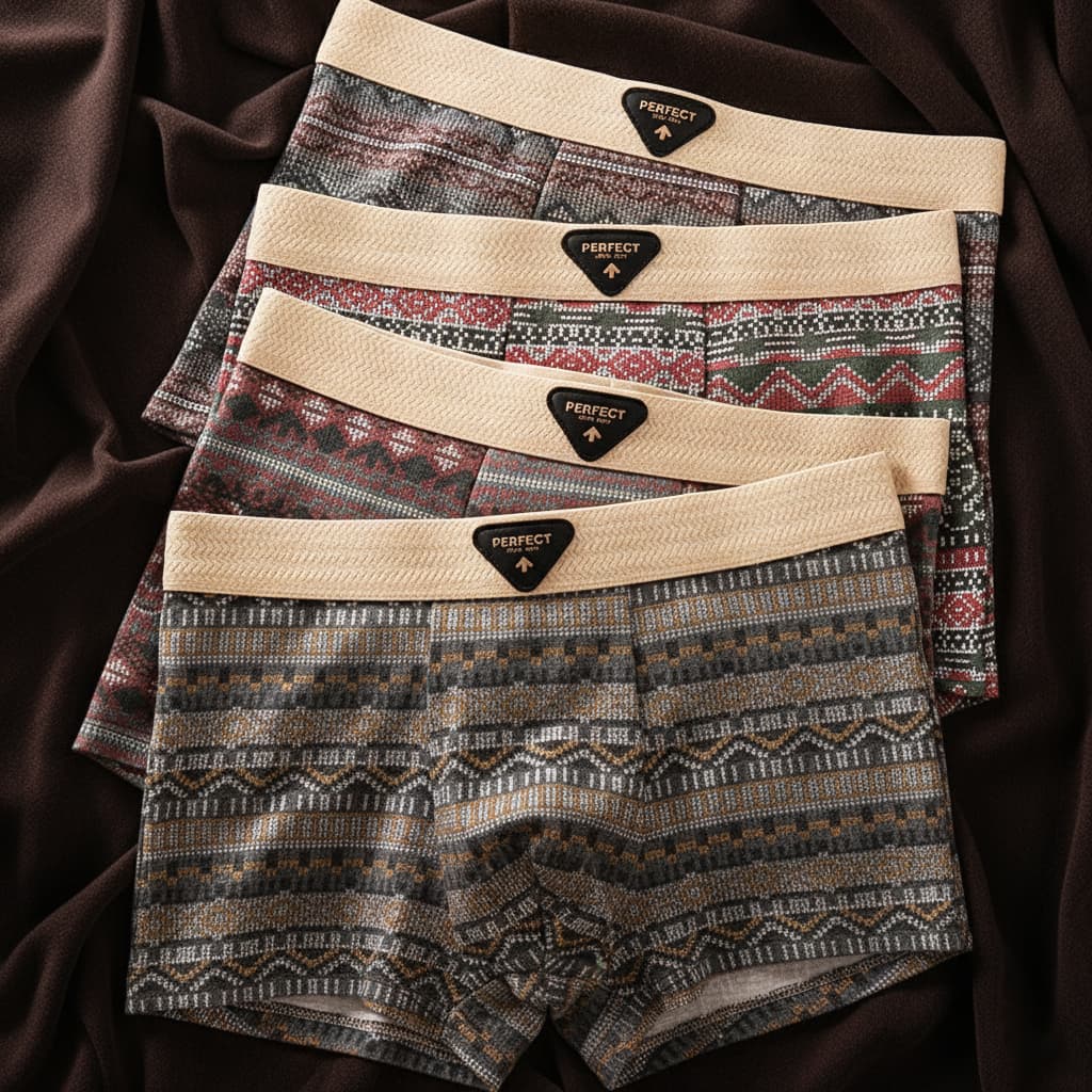 Retro-Style Porter Boxer Briefs