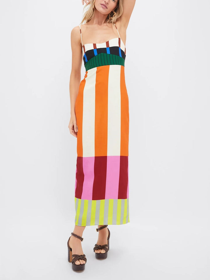 Bengal | Women's Striped Maxi Dress