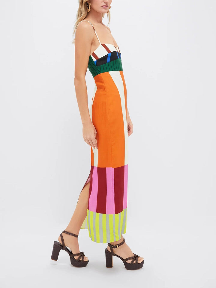 Bengal | Women's Striped Maxi Dress