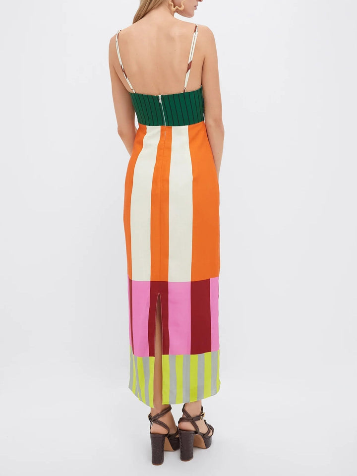 Bengal | Women's Striped Maxi Dress