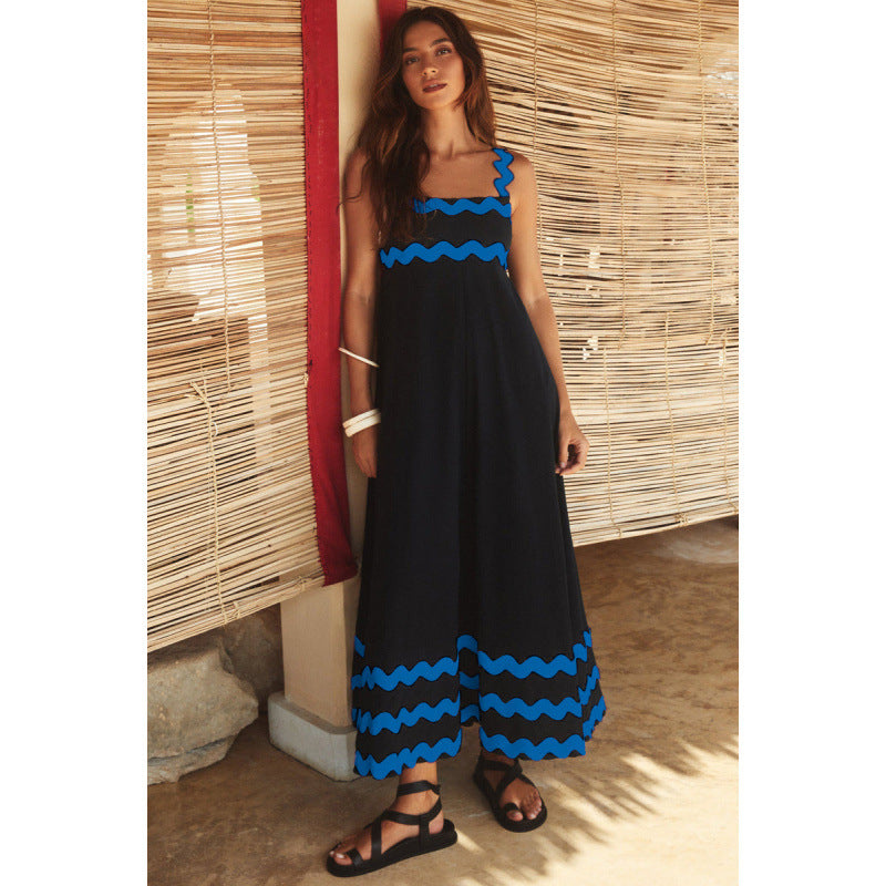 Bettina | Women's Square Neck Sleeveless Maxi Dress