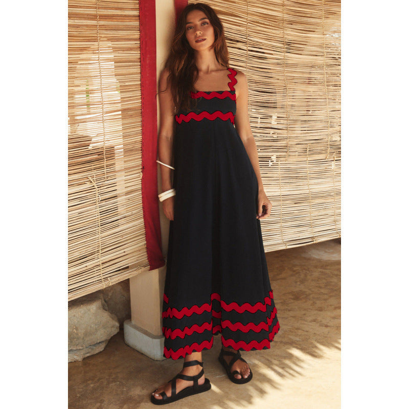Bettina | Women's Square Neck Sleeveless Maxi Dress