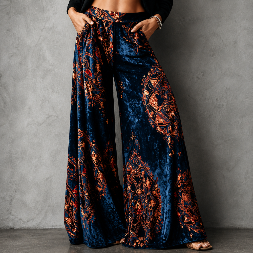 Maude - Coastal Boho™ Relaxed Wide-Leg Pants