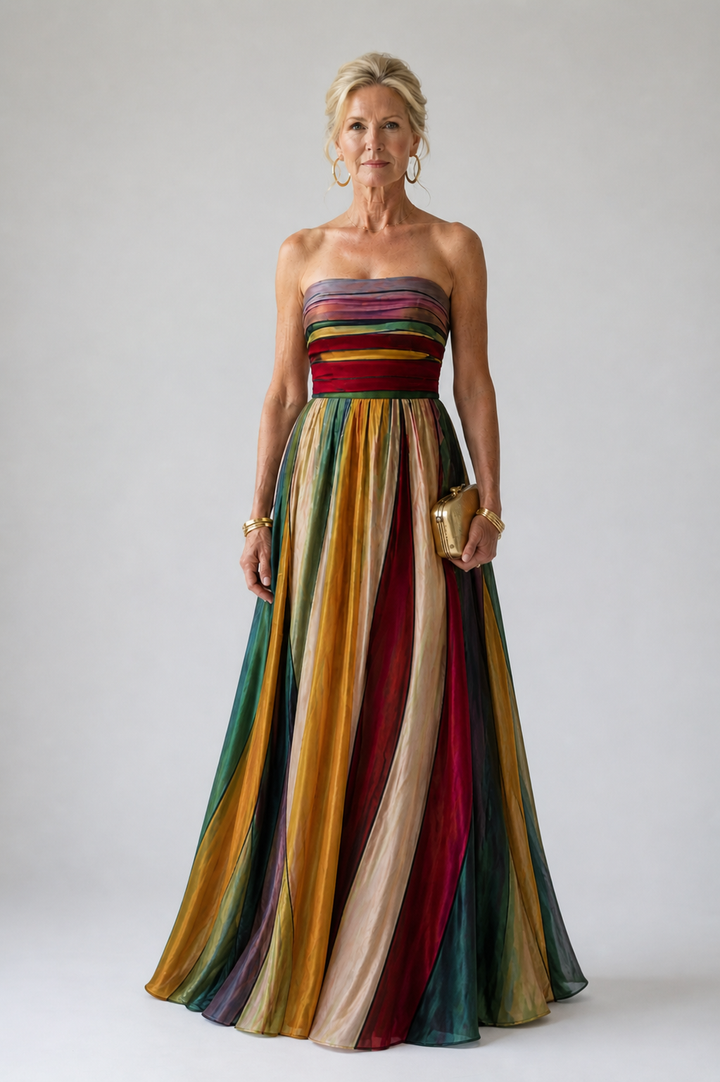 Stella & Grace™ | Chic Strapless A-Line Dress for Effortless Elegance
