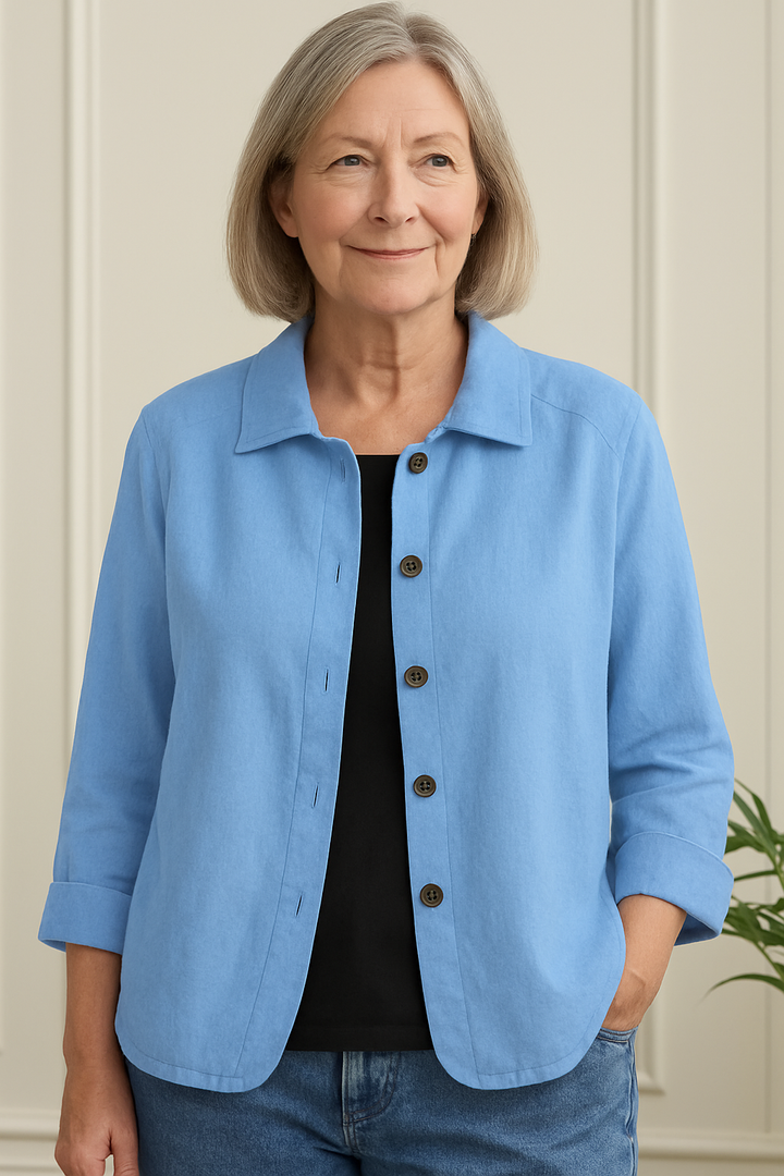 Marilla™ – Classic Light Shirt Cardigan