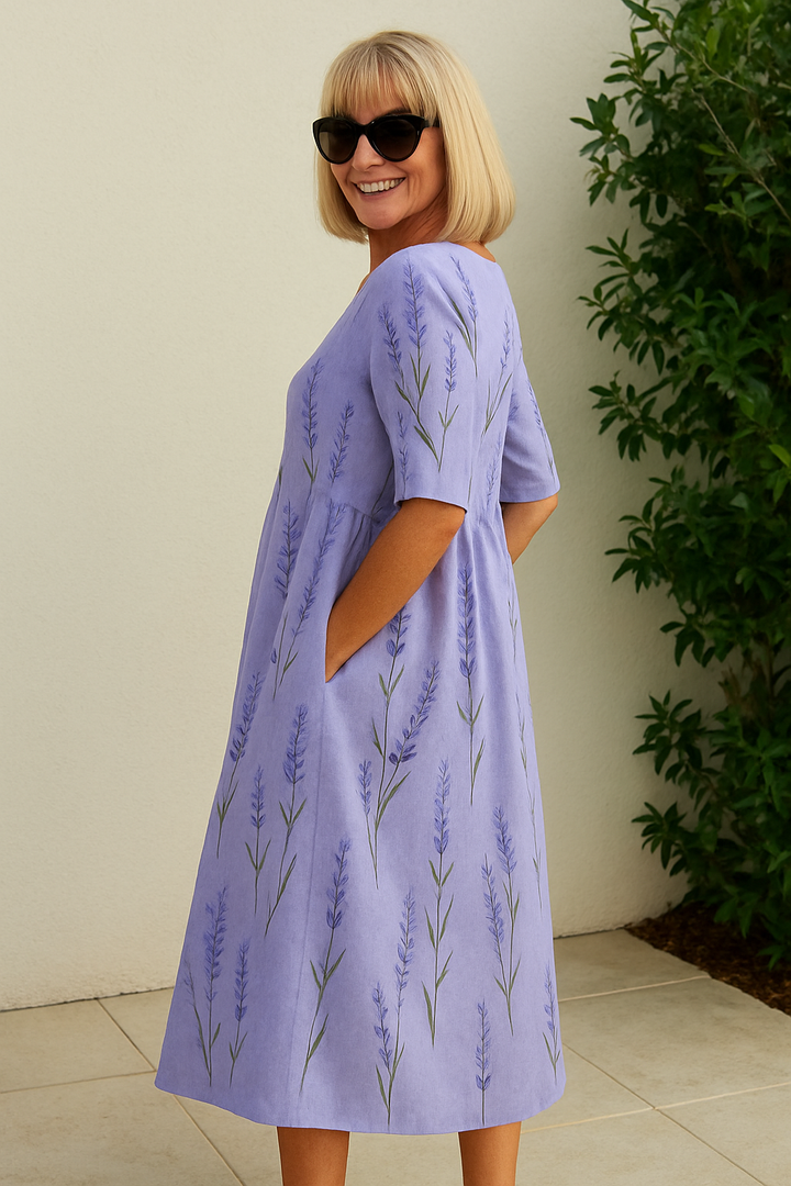 Eliza | Casual Midi Dress - Seamless Style, Daily Comfort