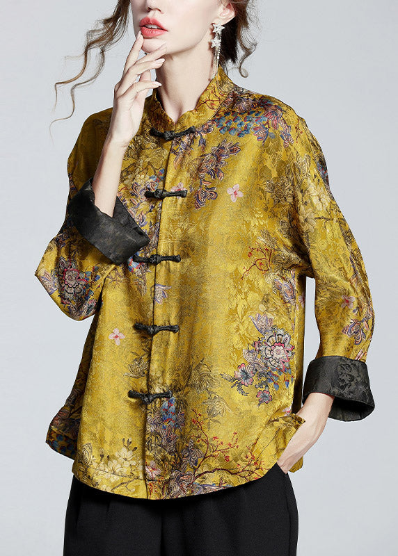 Mei™ - Chinese-Style Stand Collar Coat