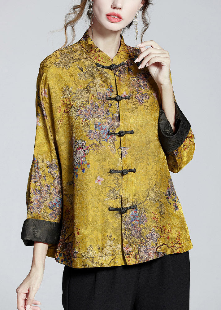 Mei™ - Chinese-Style Stand Collar Coat