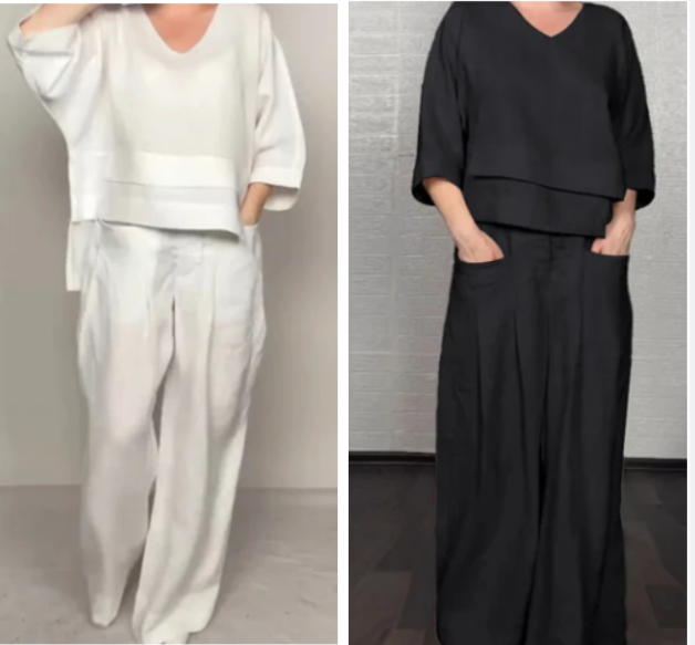 Noa | Sleek Minimalist Two-Piece Ensemble