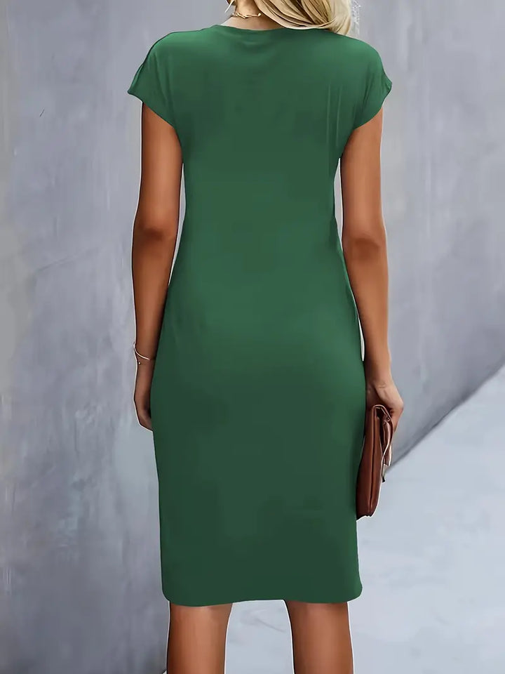 Katrien – Elegant Midi Dress with a Flattering Fit