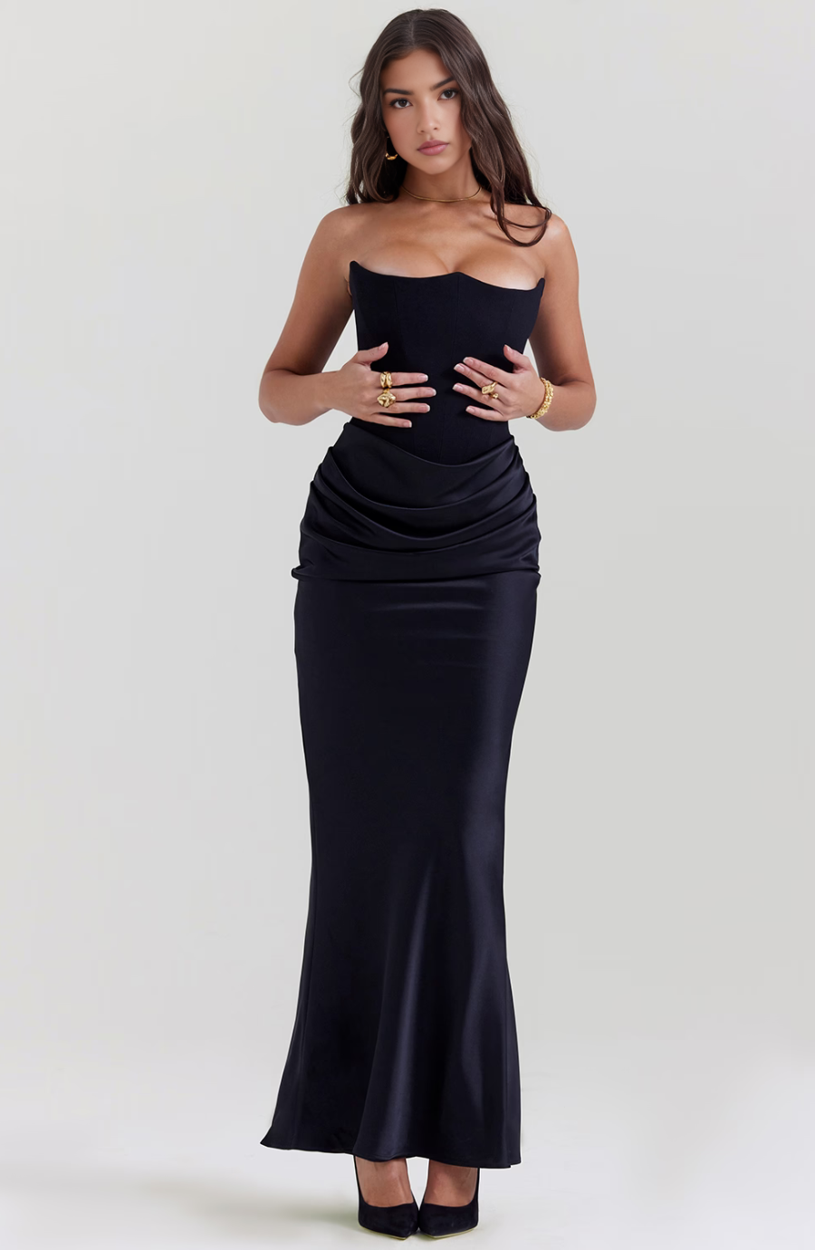 Mia | Women's Strapless Maxi Dress