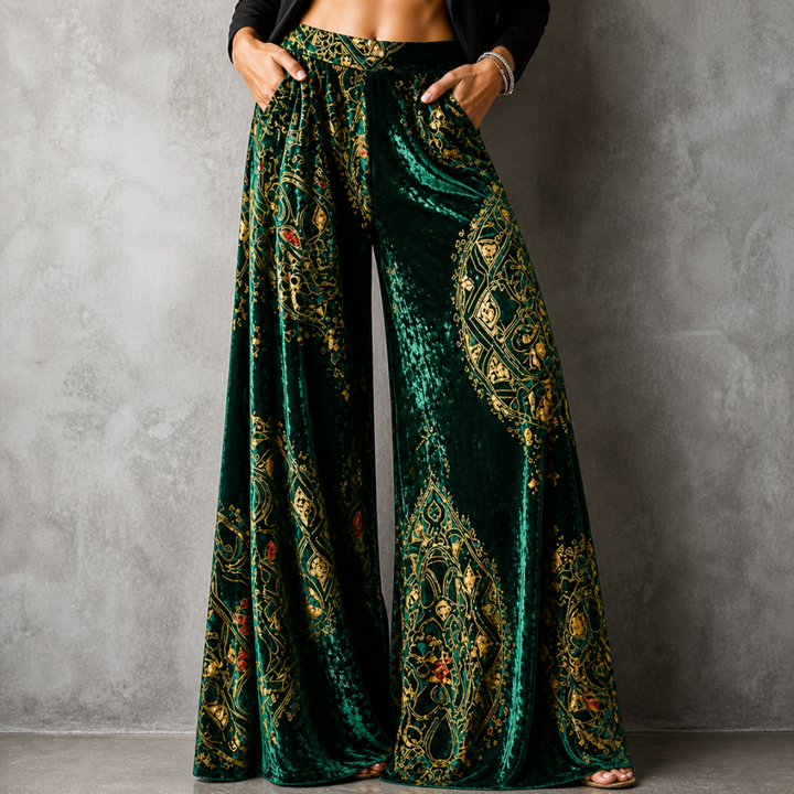Maude - Coastal Boho™ Relaxed Wide-Leg Pants