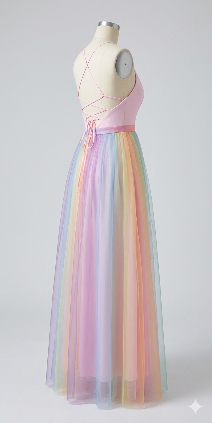 Women's Halter V-Neck Maxi Dress