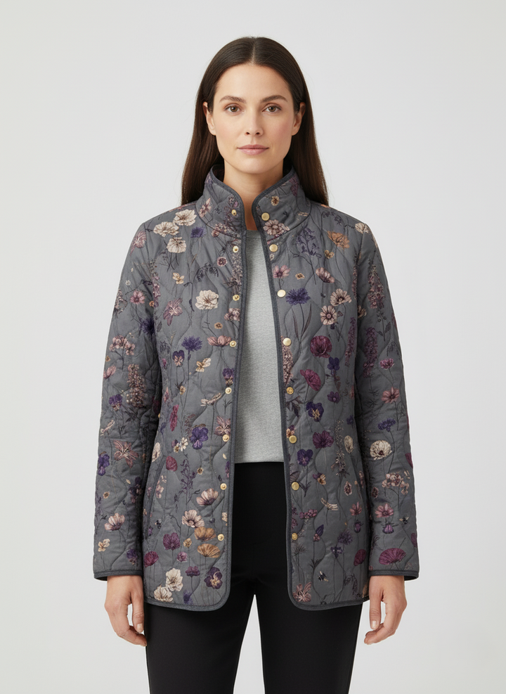 Women's Midnight Bloom Quilted Jacket