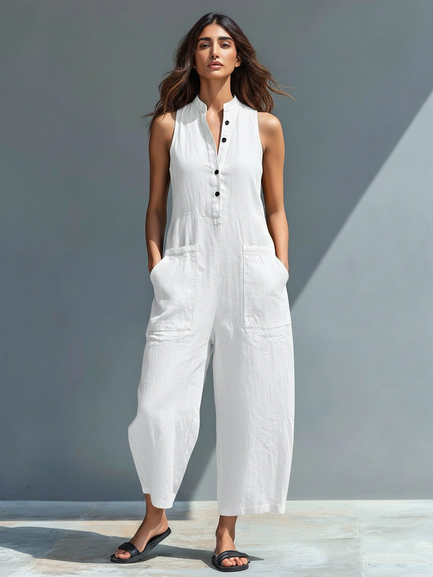 Lucinda | Women's Stylish Sleeveless Jumpsuit