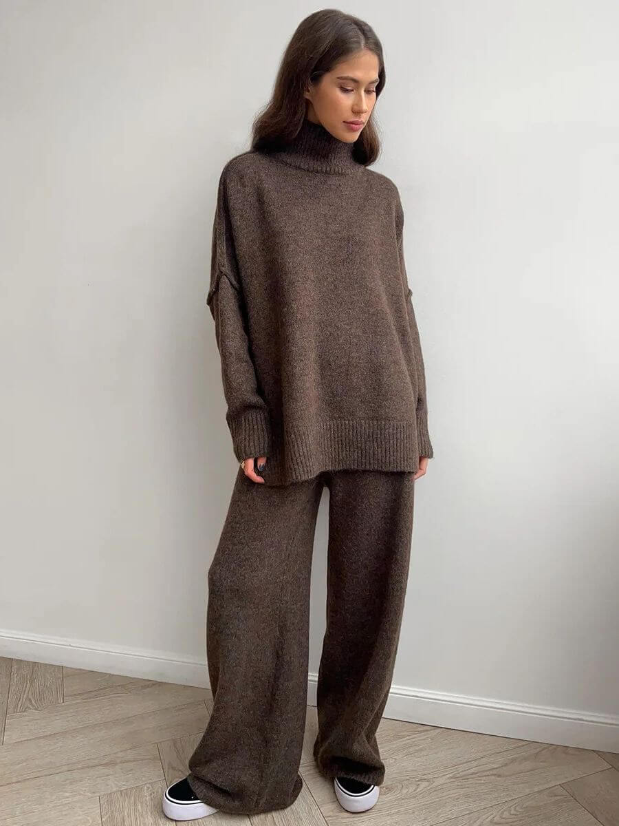 Liora - Turtleneck Knit Set