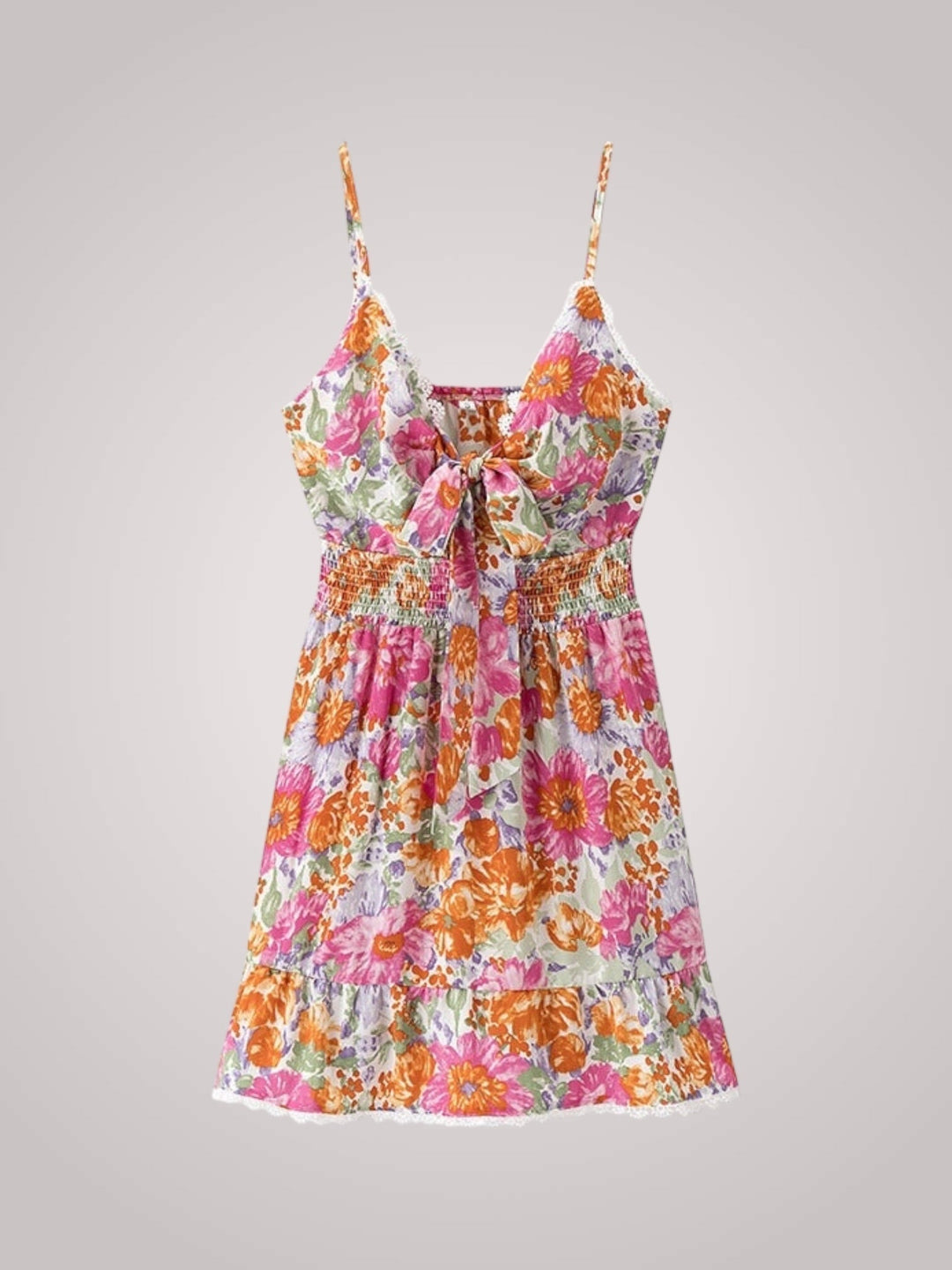Rosie | Women's Mini Floral Dress with Ruffle Hem