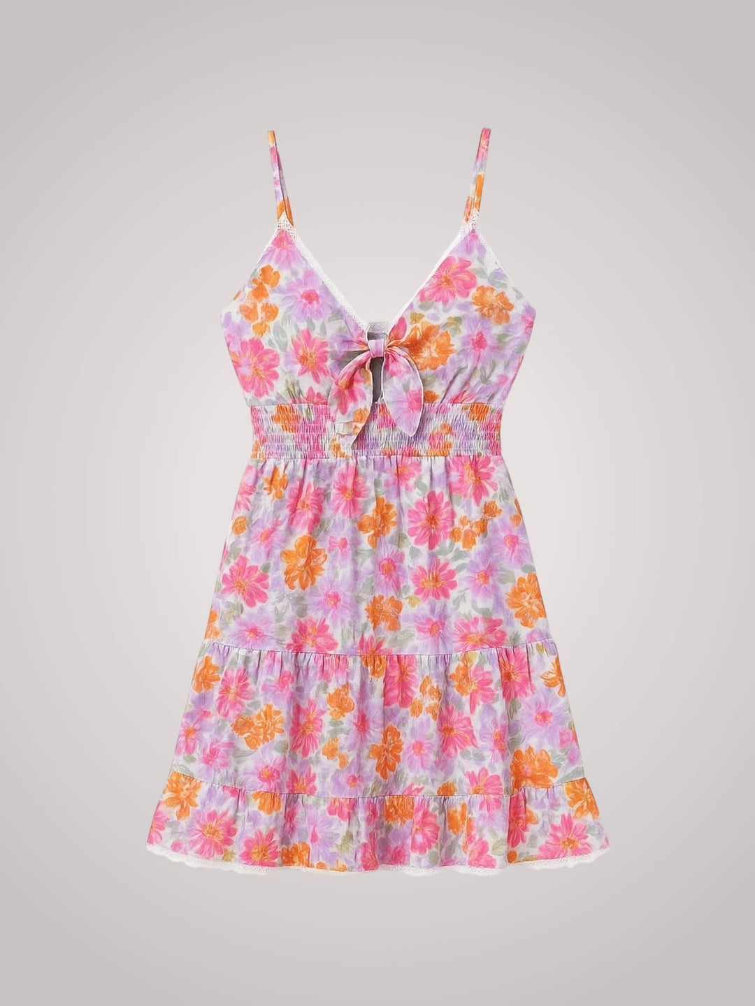 Rosie | Women's Mini Floral Dress with Ruffle Hem