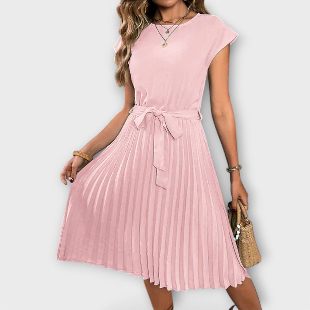 Claire | Casual Pleated Dress