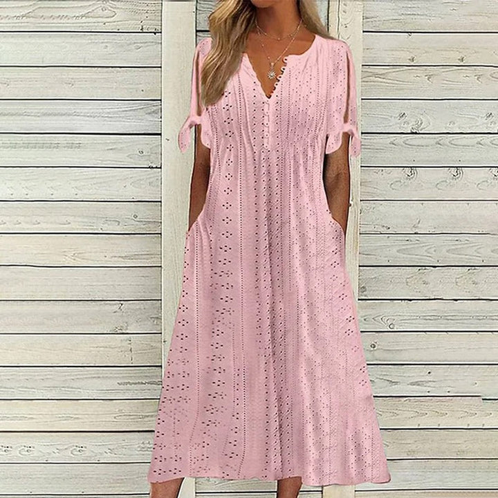 Fernie | Women's Sweet Breeze Midi Dress with Pockets