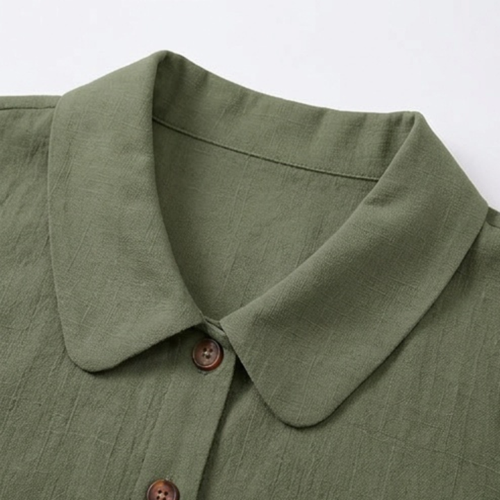 Linora | Women's Sleeveless V-Neck Top with Buttons
