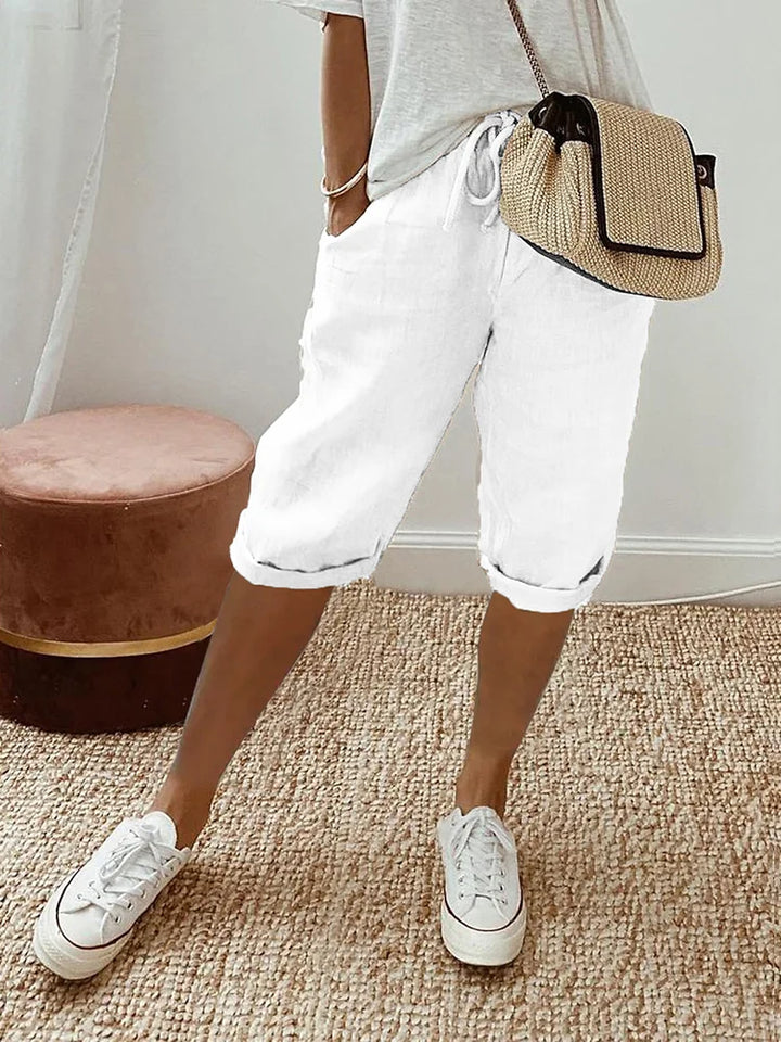 EVA™ - Cotton-Linen Women's Trousers