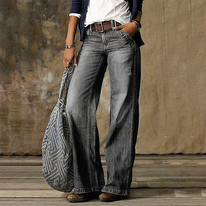 Clarissa™ - Retro High Waist Denim Jeans