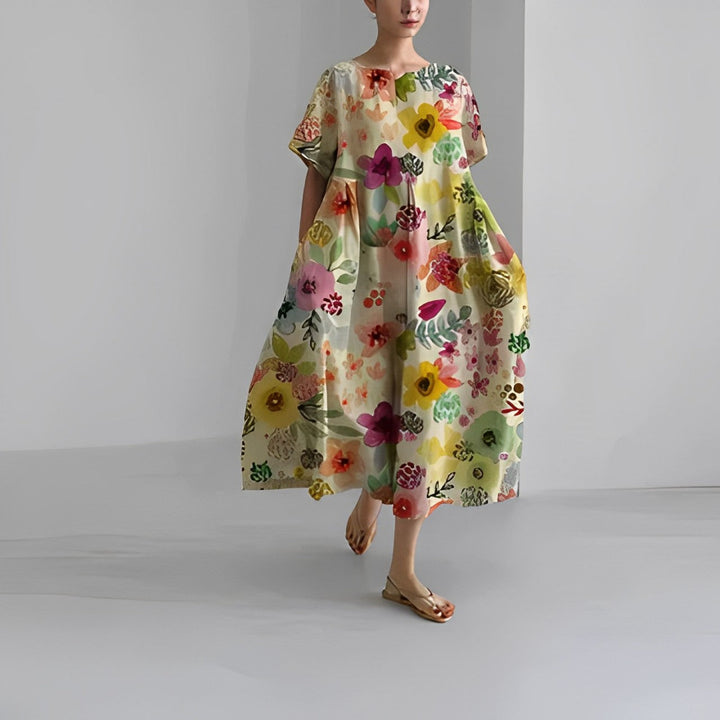 Amalia™ - Women's Beautiful Floral Dress