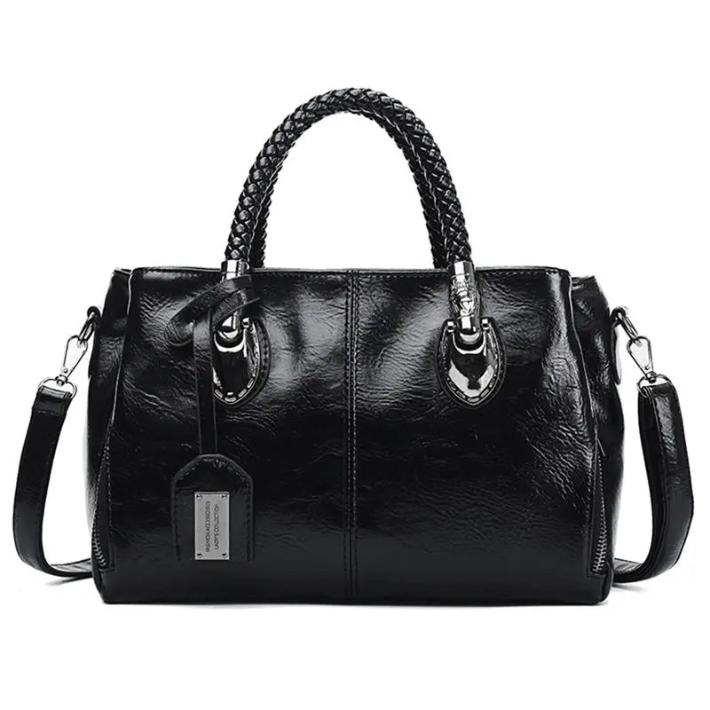 Jarnfrid | Elegant handbag with braided handle