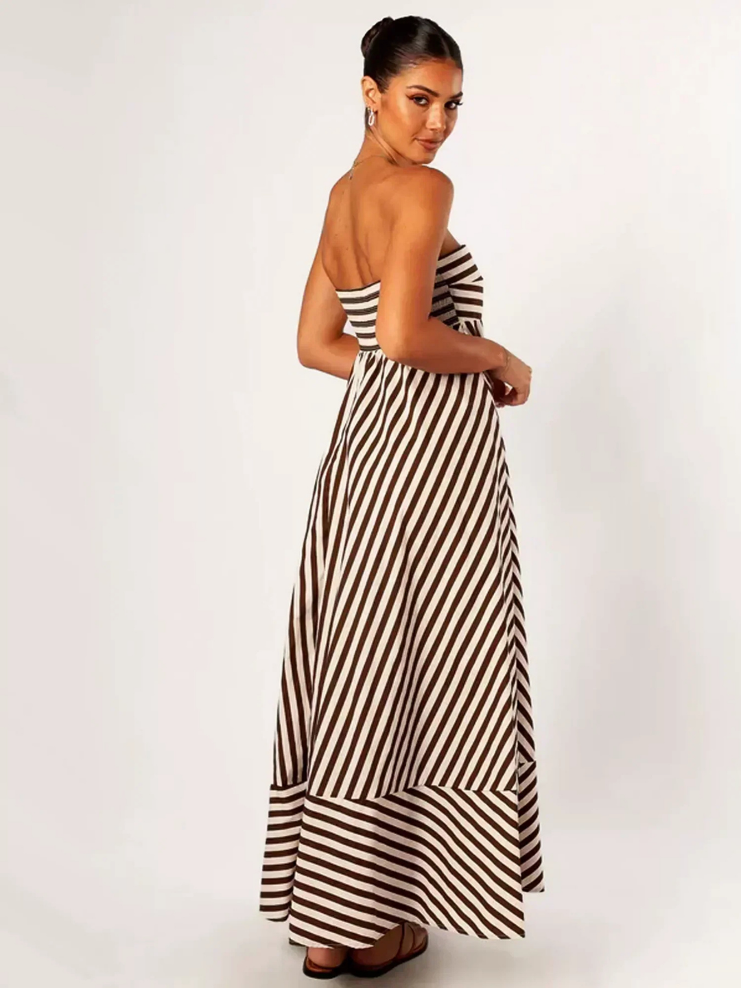 Margaux | Women's Striped Maxi Dress