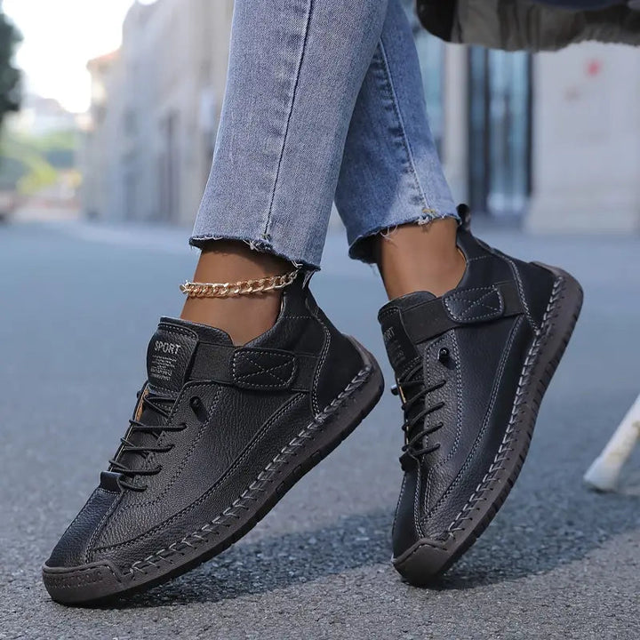 Mia | Women's Cushioned Lace-Up Comfort-Driven Ergonomic Footwear with Arch Support