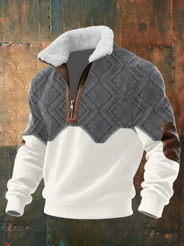 SILVORO | High-Neck Fleece Sweater