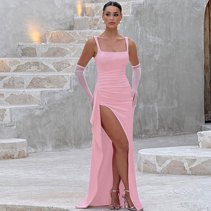 MARILYN™ - Chic Open Back Maxi Dress for Formal Occasions