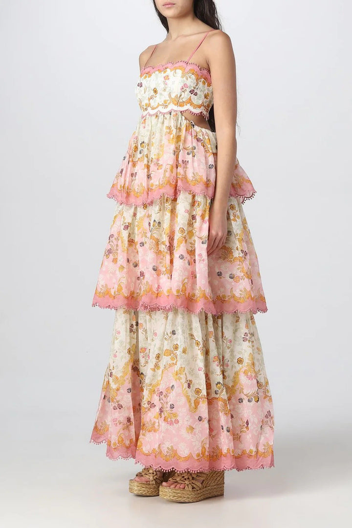 Women's Sleeveless Floral Maxi Dress