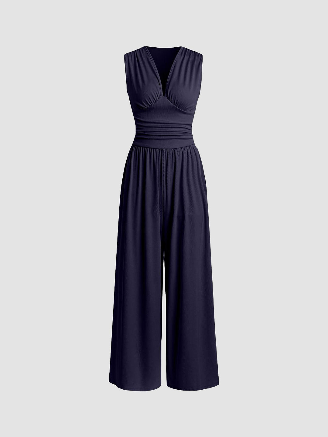 CHARITY – Stylish Sleeveless Wide-Leg Jumpsuit