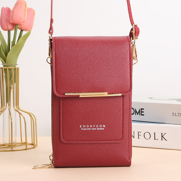 Cora | Chic Touch Screen Messenger Bag for Mobile Phones
