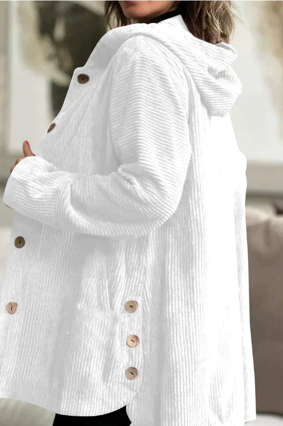 Cordia™ - Cozy Corduroy Hooded Jacket