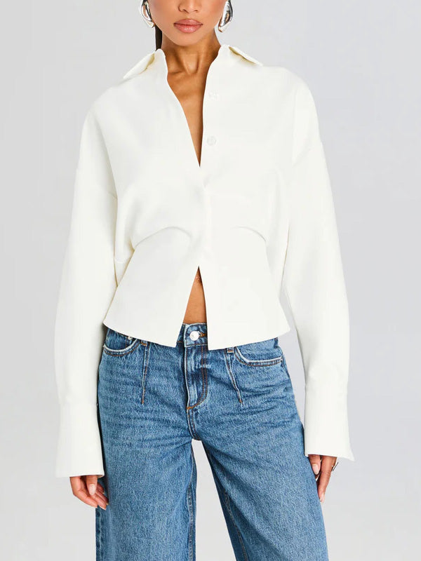 Women's Long Sleeve Button-Down Shirt