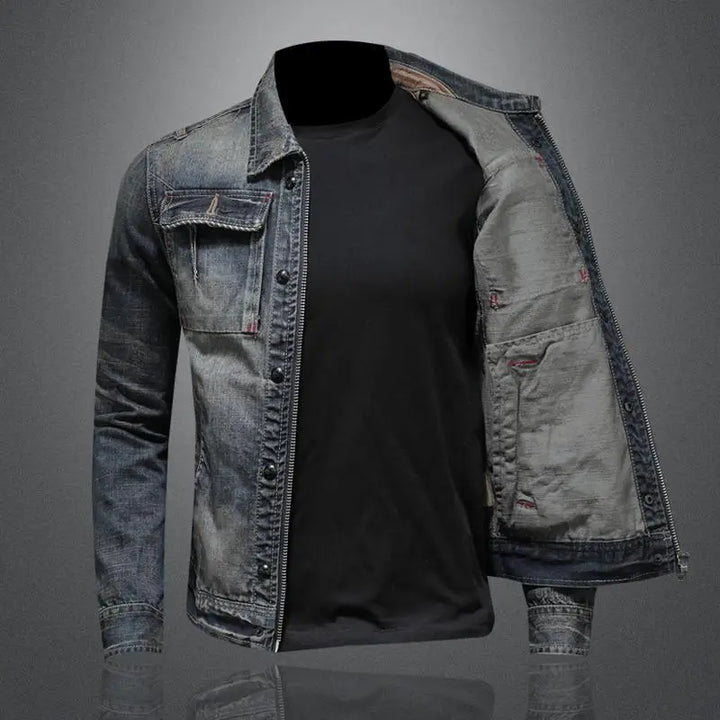 Manfred - Vintage-Inspired Denim Jacket