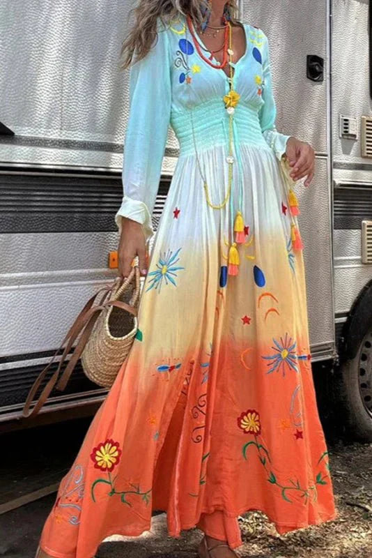 Demeter | Maxi Dress in Dusk Bloom