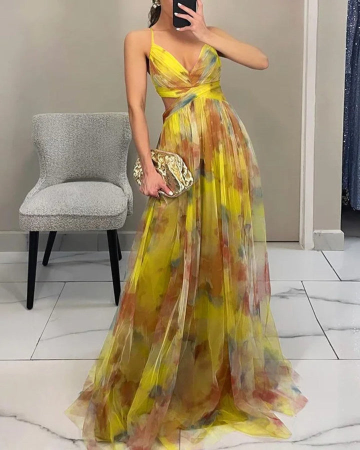 Giselle - Captivating Floral Maxi Dress