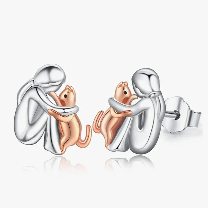 Leila™ Cat-Inspired Charm Earrings