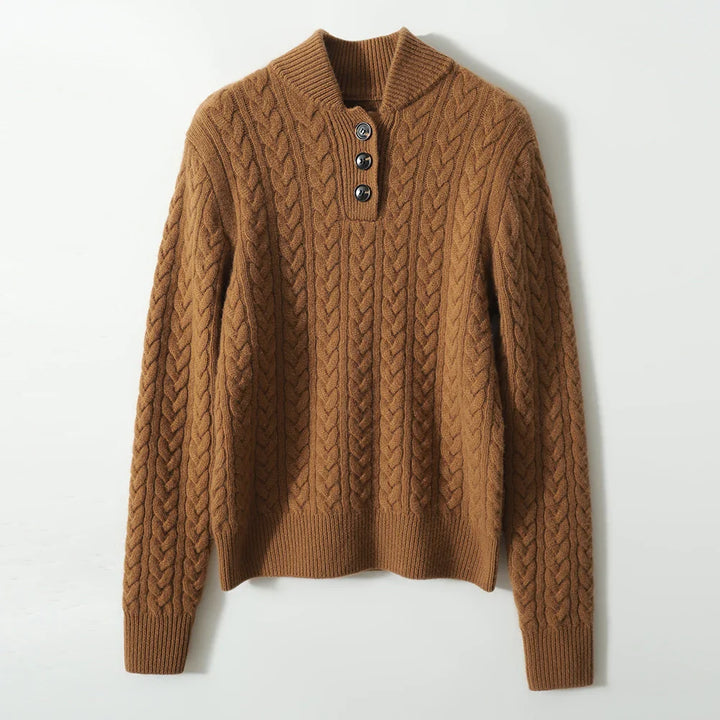 Arden Sweater with Button Front