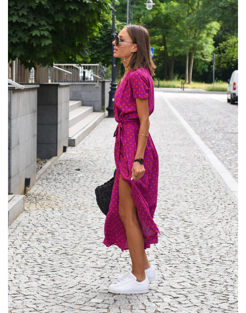 Leanne | Women's Elegant Tummy Covering Midi Dress