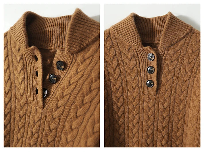 Arden Sweater with Button Front