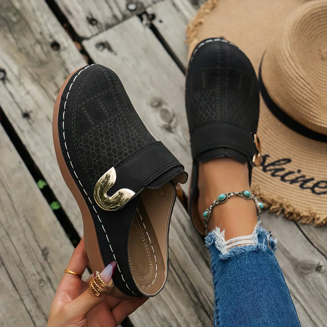 Caprielle™ Chic Shock-Absorbing Heeled Sandals